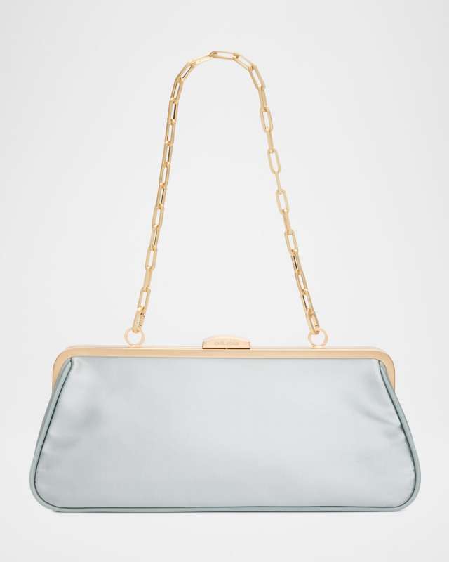 Matilde Satin Clutch Bag